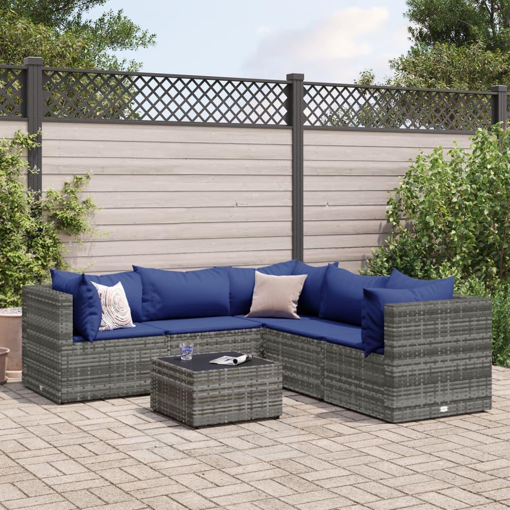 VidaXL Garten lounge set poly-rattan  