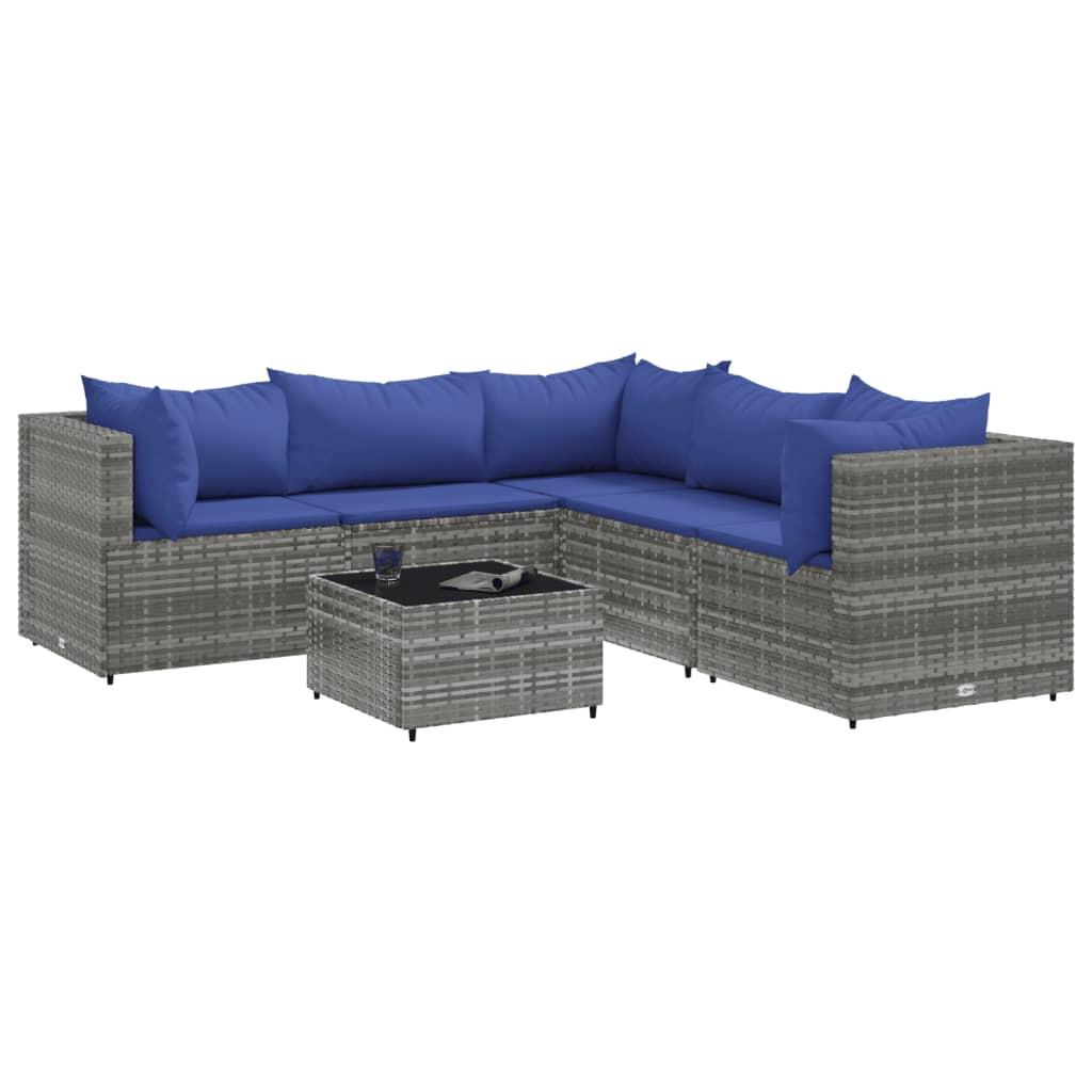 VidaXL Garten lounge set poly-rattan  