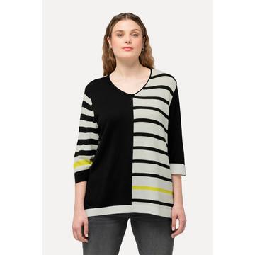 Pullover, V-Ausschnitt, 3/4-Arm