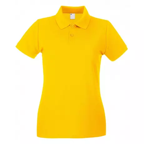 Universal Textiles  PoloShirt, figurbetont, kurzärmlig Gold