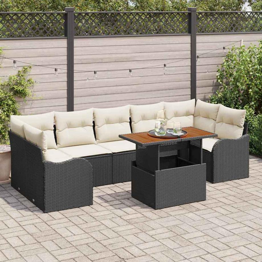 VidaXL Divano da giardino Polyrattan  