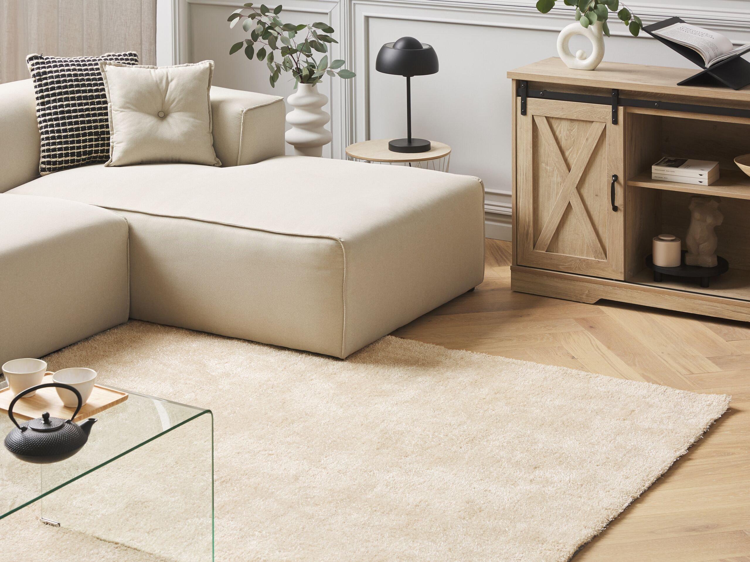 Beliani Tapis en Polyester Moderne DEMRE  