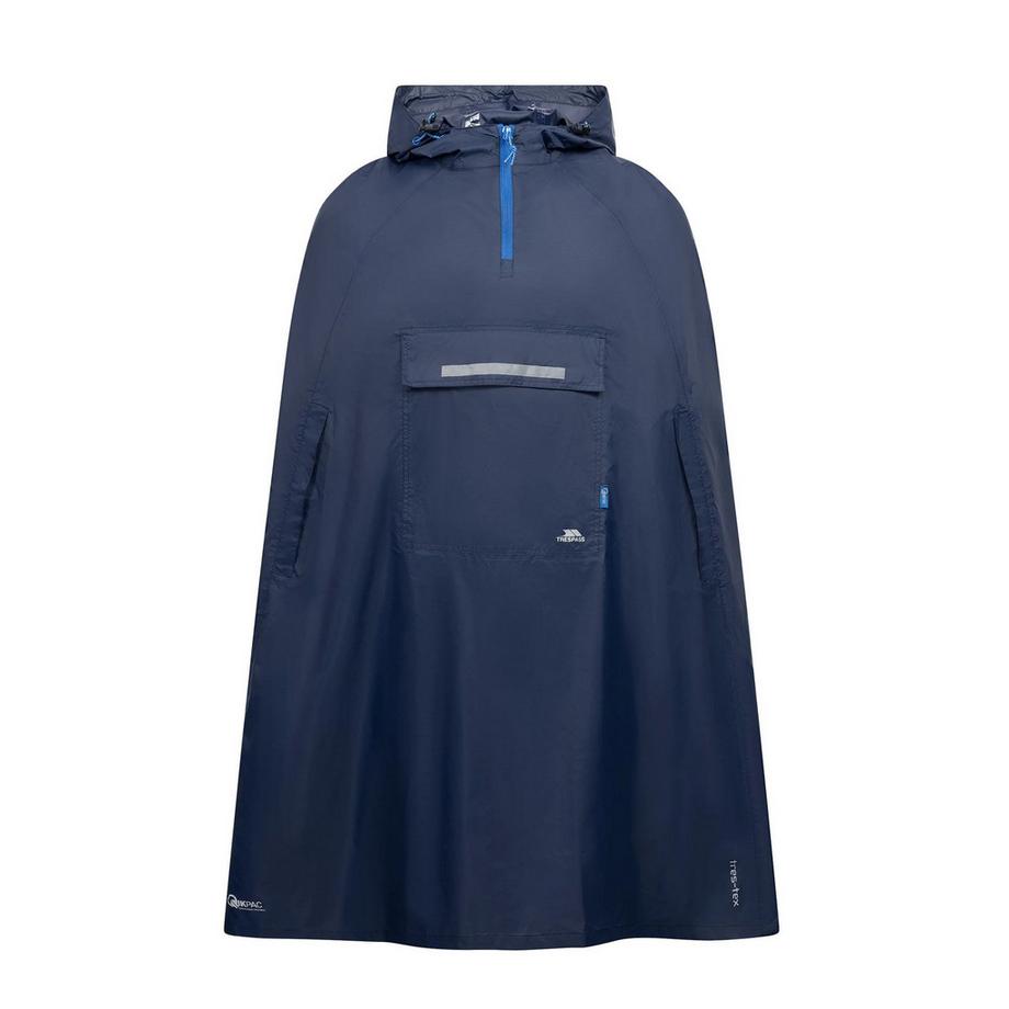 Poncho Imperméable Pliable À Capuche Qikpac