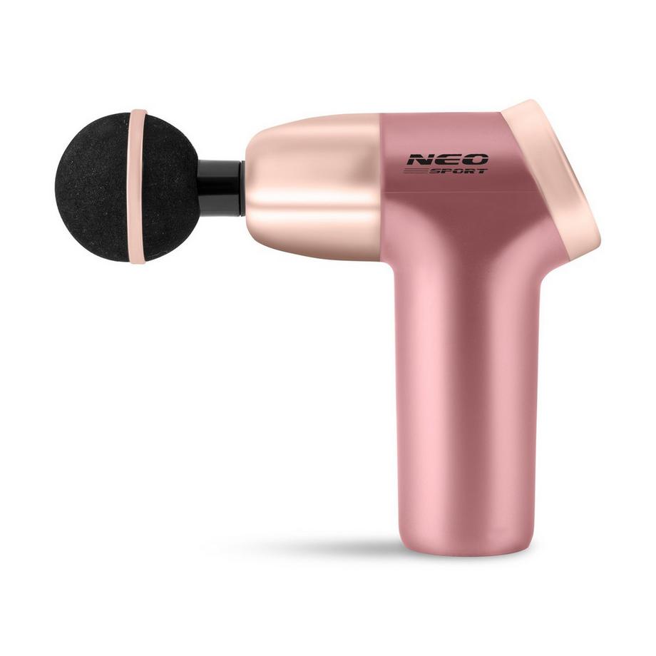 B2X  Pistolet de massage pour le corps avec 8 accessoires NS-500 Neo-sport rose 