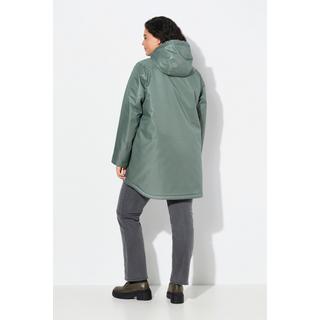 Ulla Popken HYPRAR Wasserdichte Steppjacke Funktionsjacke Teddyfleece  