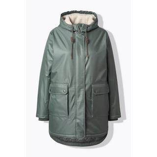 Ulla Popken HYPRAR Wasserdichte Steppjacke Funktionsjacke Teddyfleece  