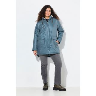 Ulla Popken HYPRAR Wasserdichte Steppjacke Funktionsjacke Teddyfleece  