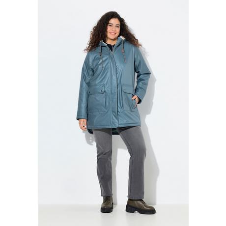 Ulla Popken HYPRAR Wasserdichte Steppjacke Funktionsjacke Teddyfleece  