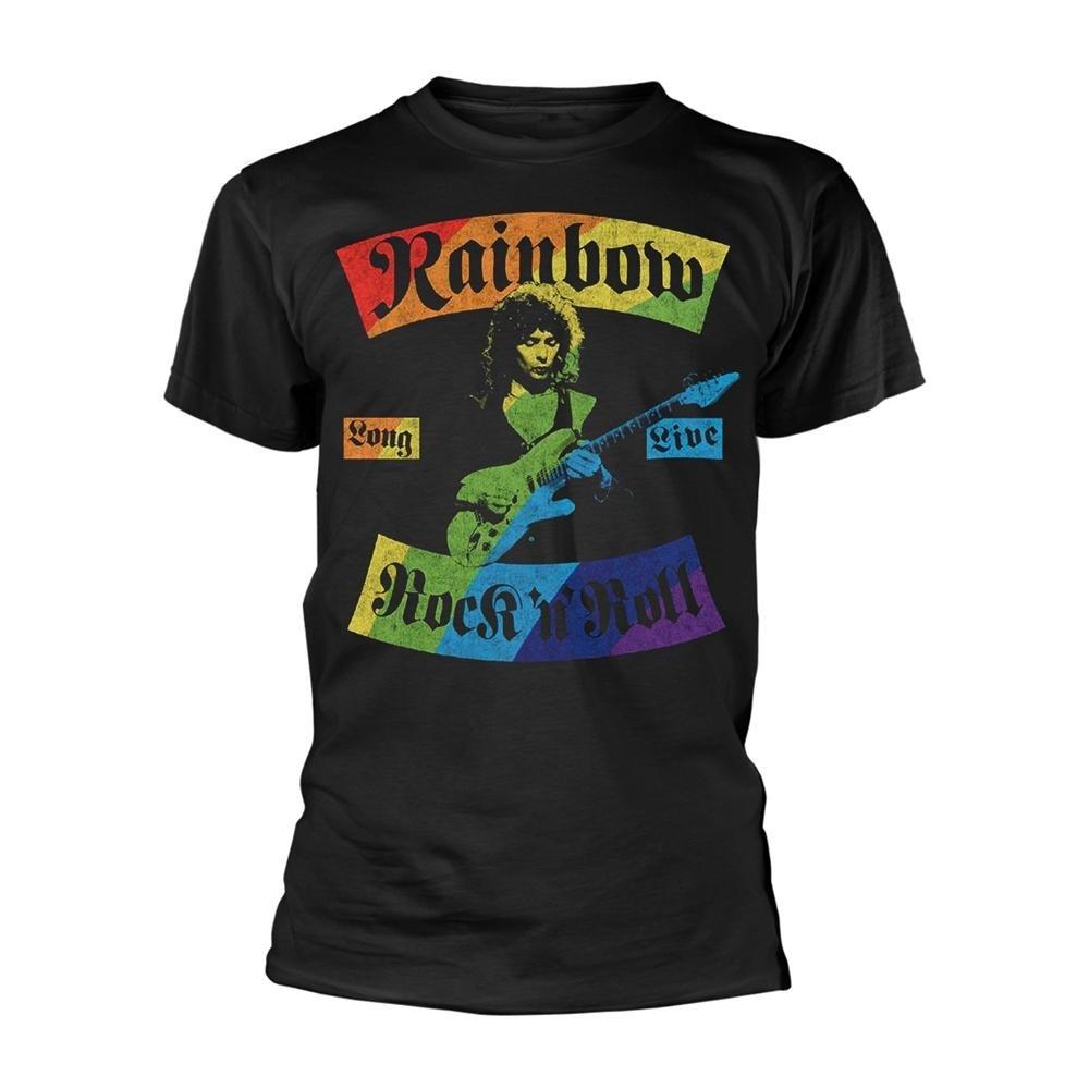 Rainbow  Tshirt LONG LIVE ROCK N ROLL 