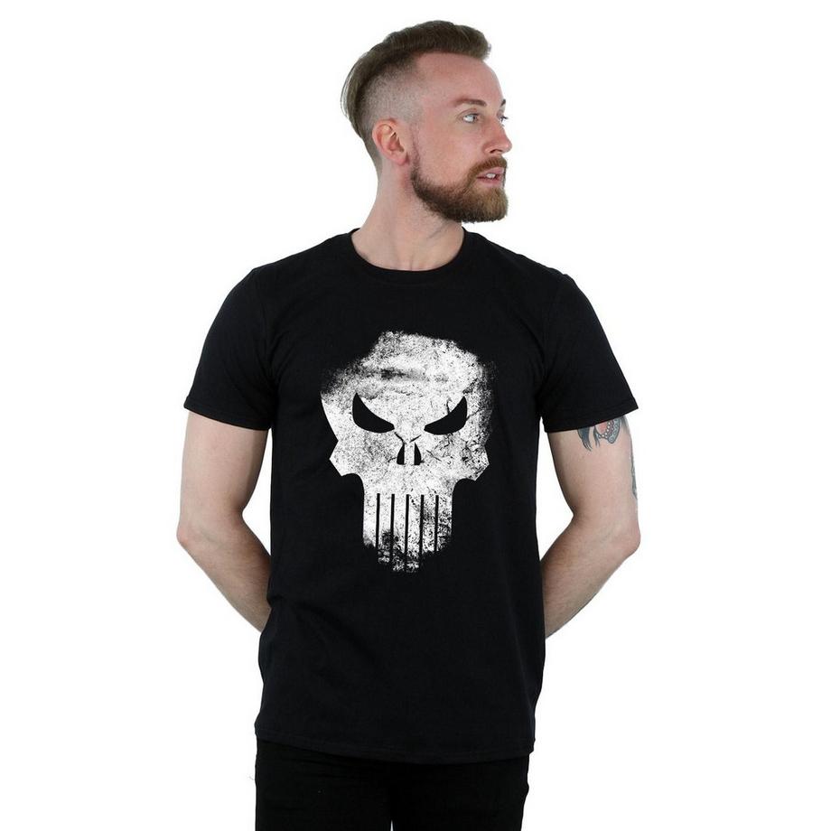 MARVEL The Punisher Distressed Skull T-Shirt  