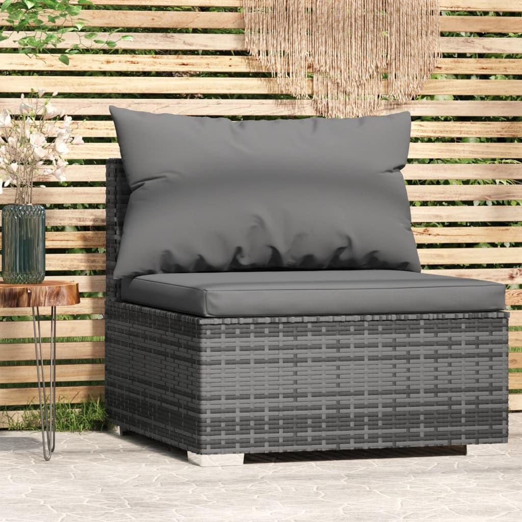 VidaXL Garten mittelsofa poly-rattan  