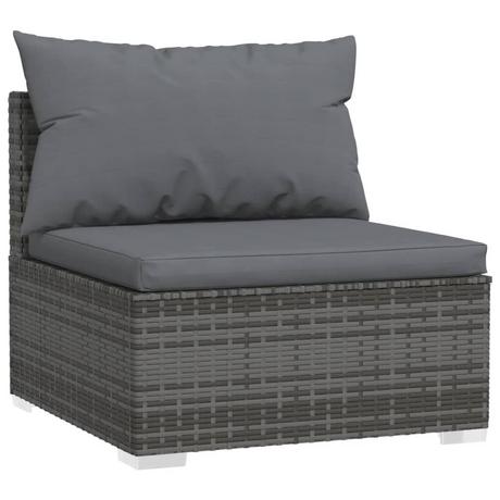 VidaXL Garten mittelsofa poly-rattan  