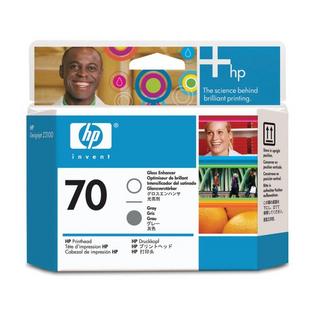 Hewlett-Packard  70 Druckkopf Gloss Enhancer und grau 