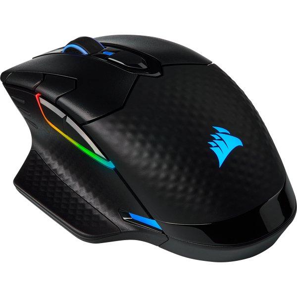 Corsair  DARK CORE RGB PRO mouse Mano destra RF Wireless + Bluetooth + USB Type-A Ottico 18000 DPI 