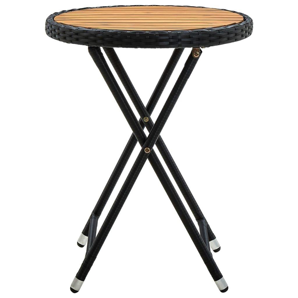 VidaXL Table à thé rotin synthétique  