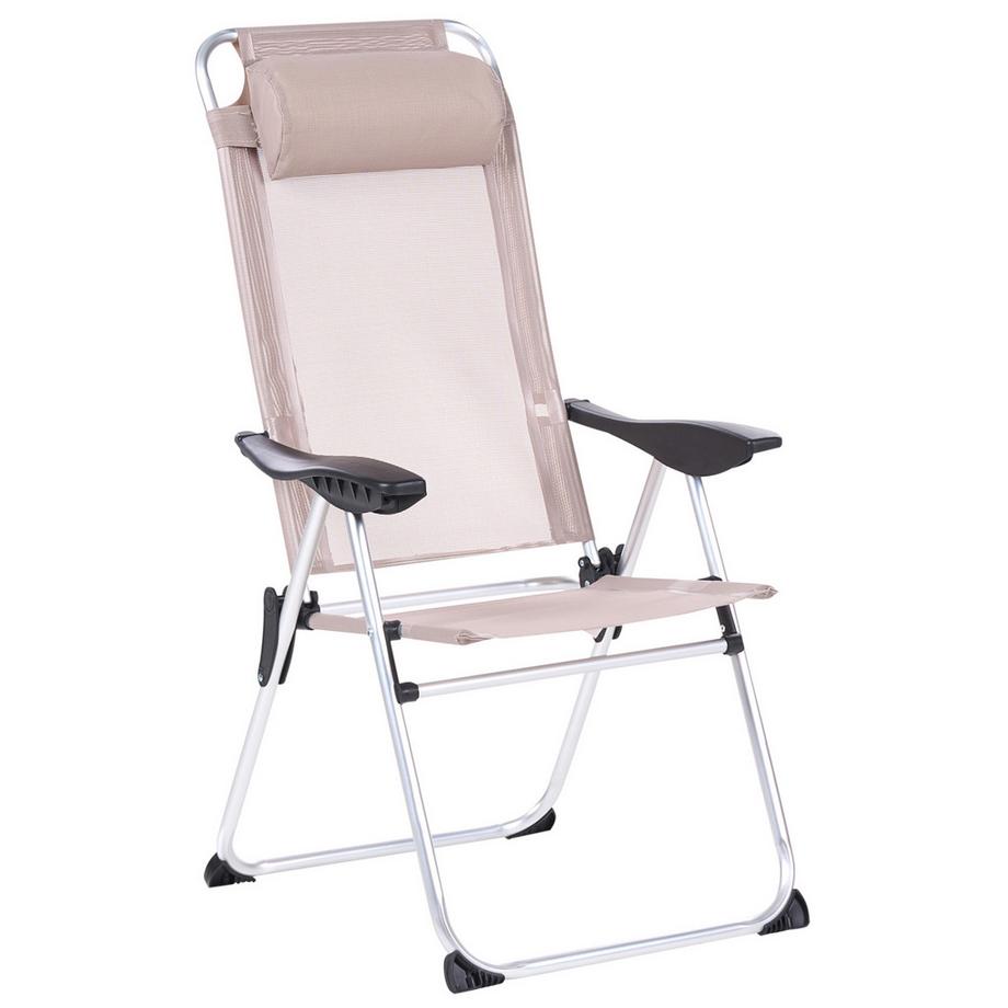 Beliani Gartenstuhl 2er Set aus Aluminium Modern ASINE  