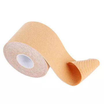 Bande de poitrine autocollante, 5 m - Beige