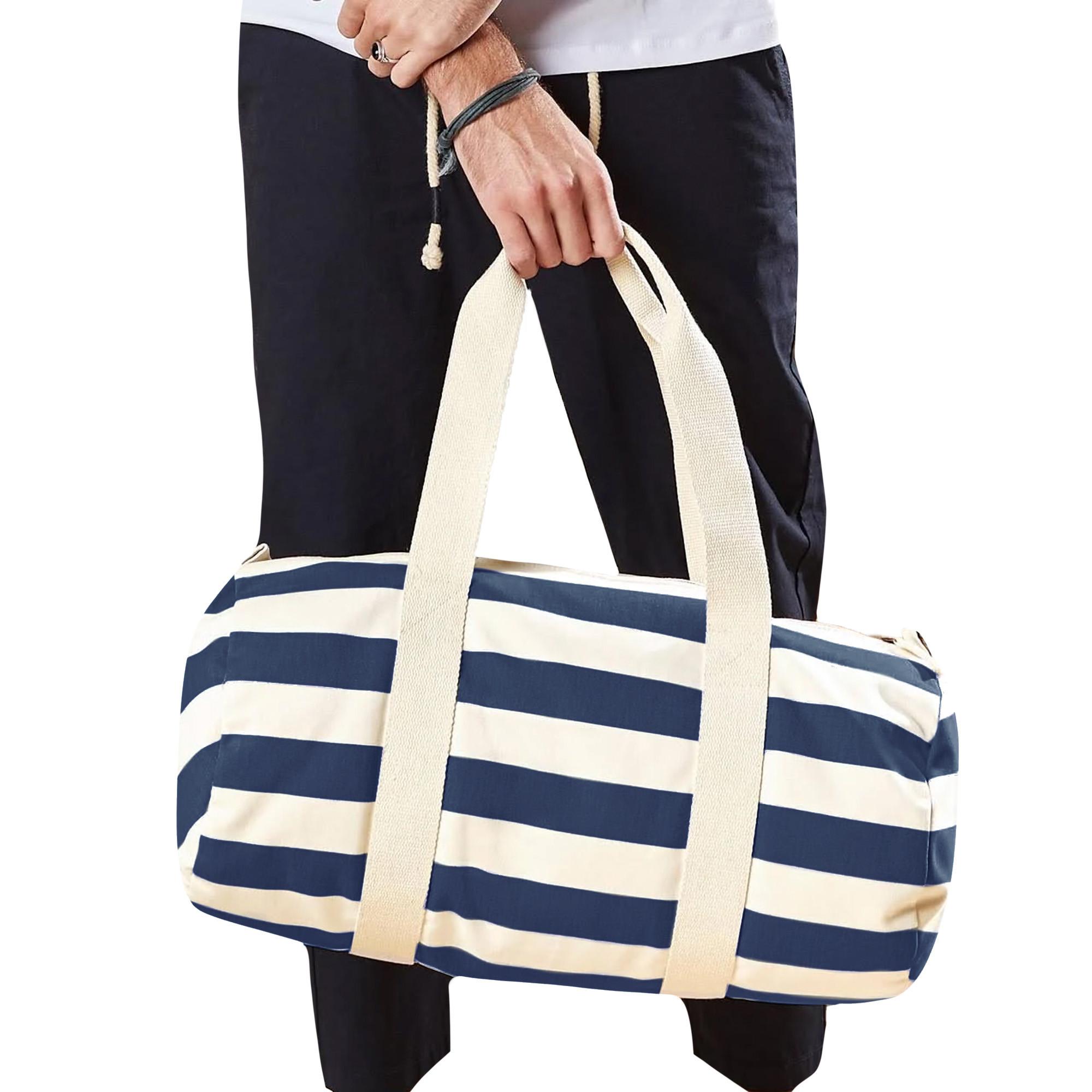 Westford Mill Nautic Gestreifte Barrel Tasche  