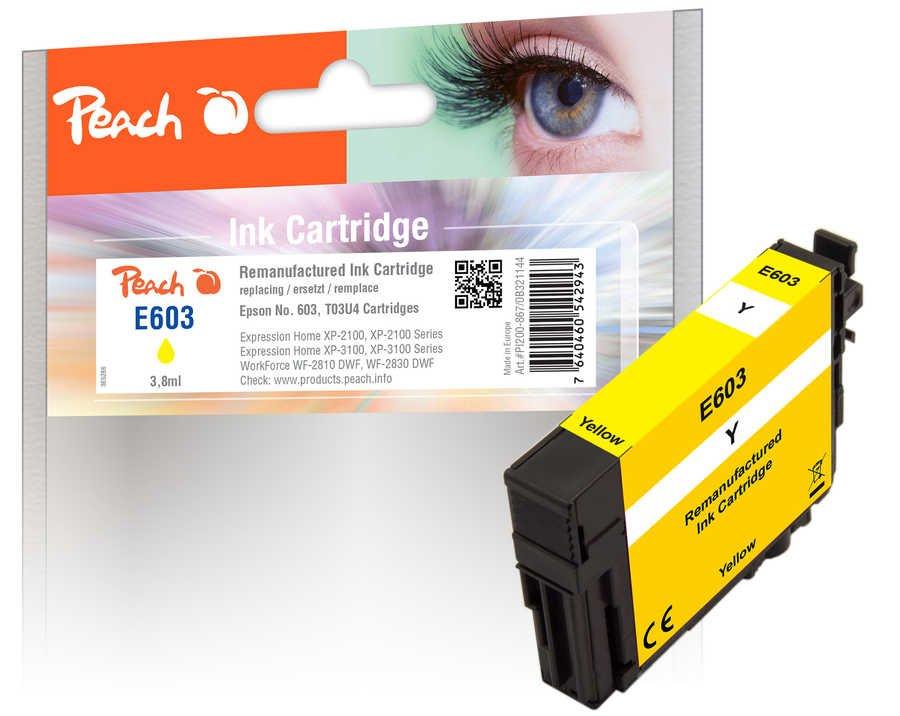 Peach  PI200-867 cartouche d'encre 1 pièce(s) Compatible Rendement standard Jaune 