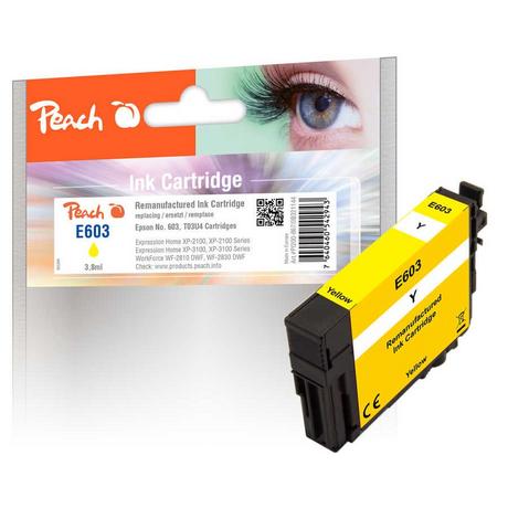 Peach  PI200-867 cartouche d'encre 1 pièce(s) Compatible Rendement standard Jaune 