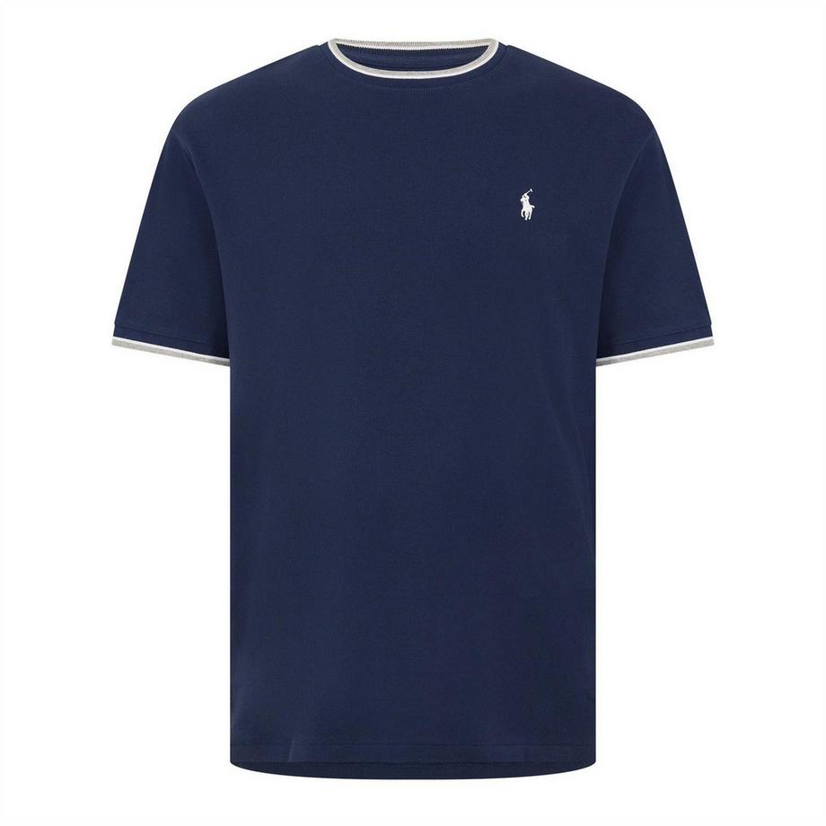 T-ShirtMotiftyle Rayure Contrastée Sur Bord
