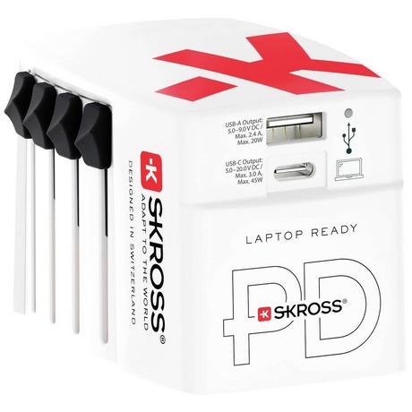 SKROSS  World USB-Charger AC45PD + USB-C cable 