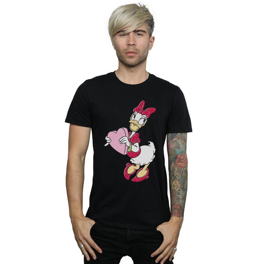Disney Daisy Duck Cuore Stampa T-Shirt  