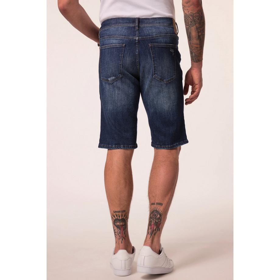 JP1880 FLEXNAMIC Denim Straight Fit Bermuda Jeans  