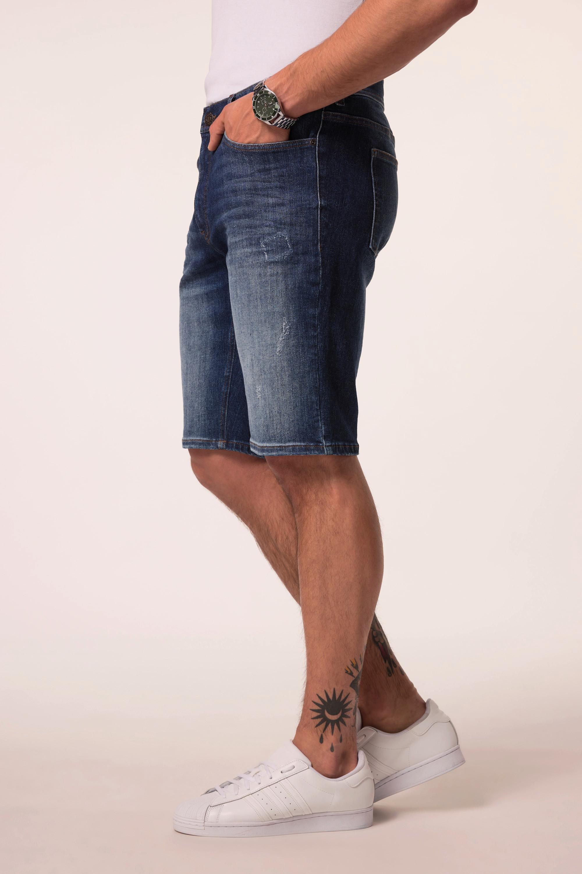 JP1880 FLEXNAMIC Denim Straight Fit Bermuda Jeans  