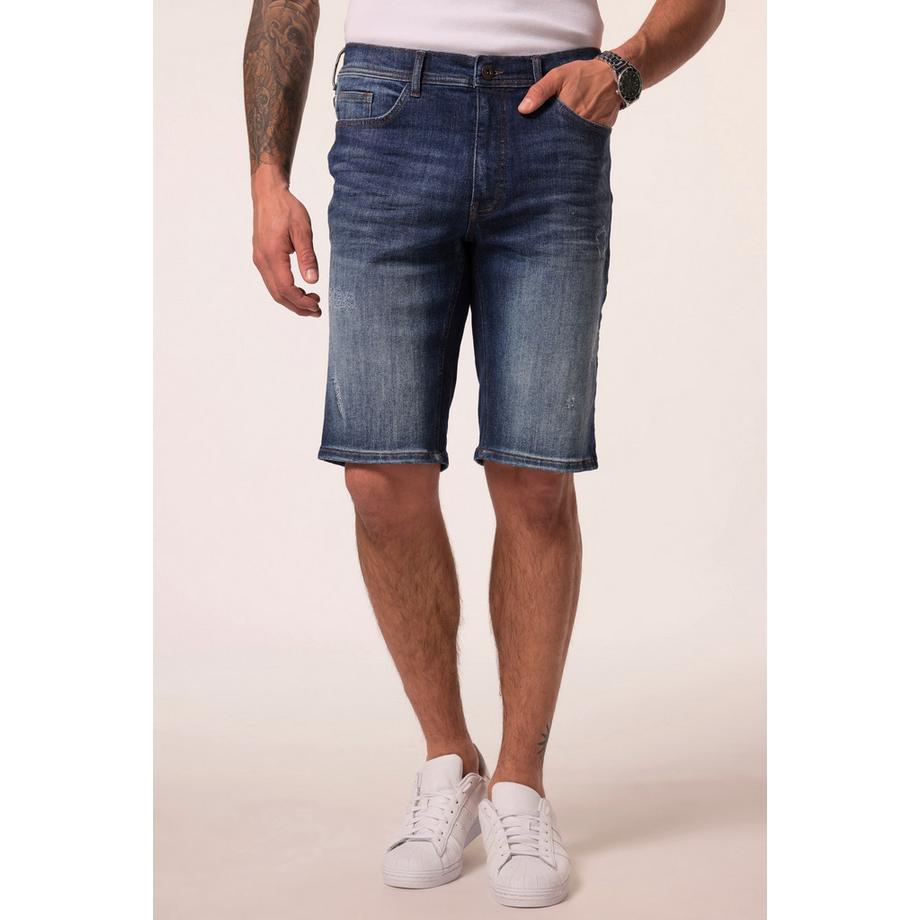 JP1880 FLEXNAMIC Denim Straight Fit Bermuda Jeans  