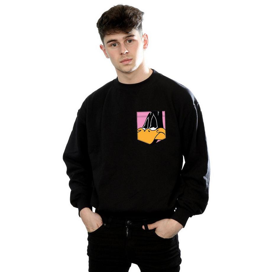 LOONEY TUNES Daffy Duck Pocket Sweatshirt  