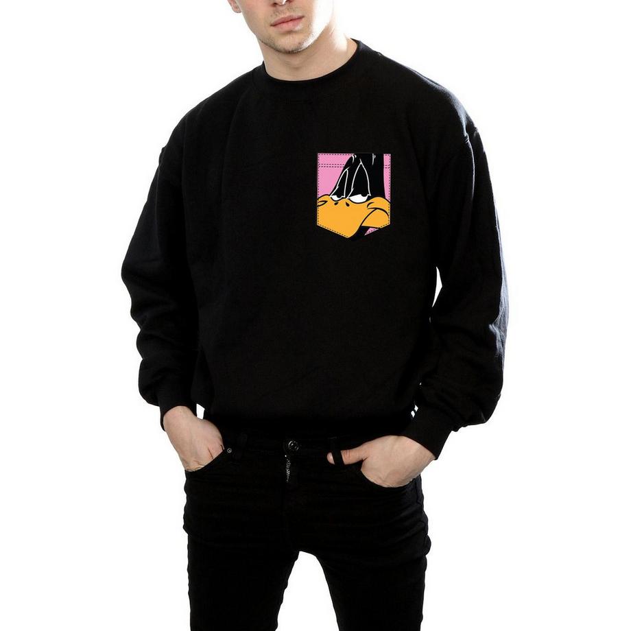 LOONEY TUNES Daffy Duck Pocket Sweatshirt  