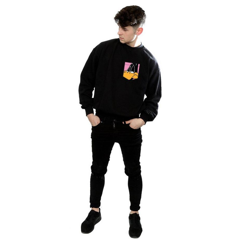 LOONEY TUNES Daffy Duck Pocket Sweatshirt  
