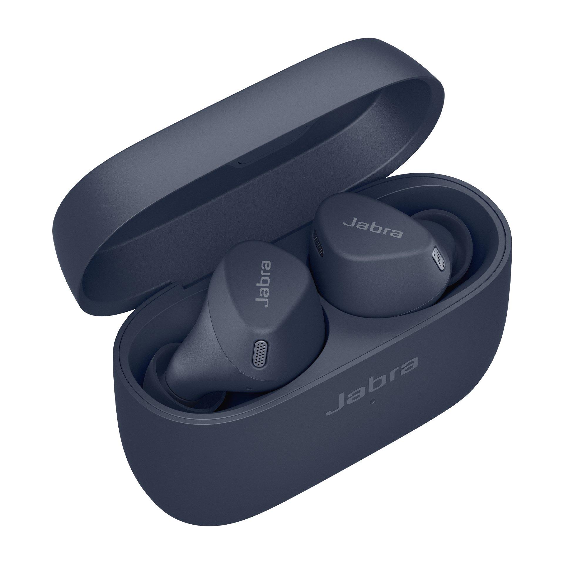 Jabra  Elite 4 Active Bluetooth True Wireless Noise Cancelling In-Ear-Kopfhörer Marineblau 