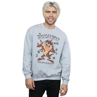 LOONEY TUNES Tasmanian Devil Felpa Girocollo Vintage  