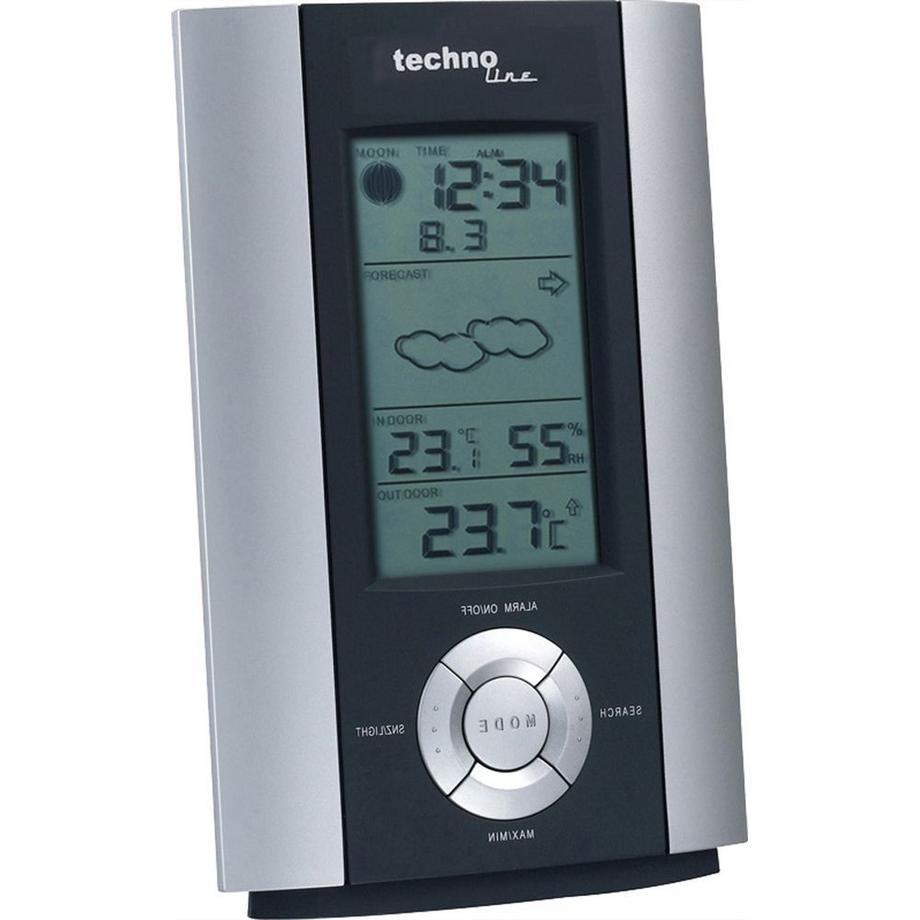 technoline Technoline WS 6710 stazione meteorologica digitale Nero, Argento  