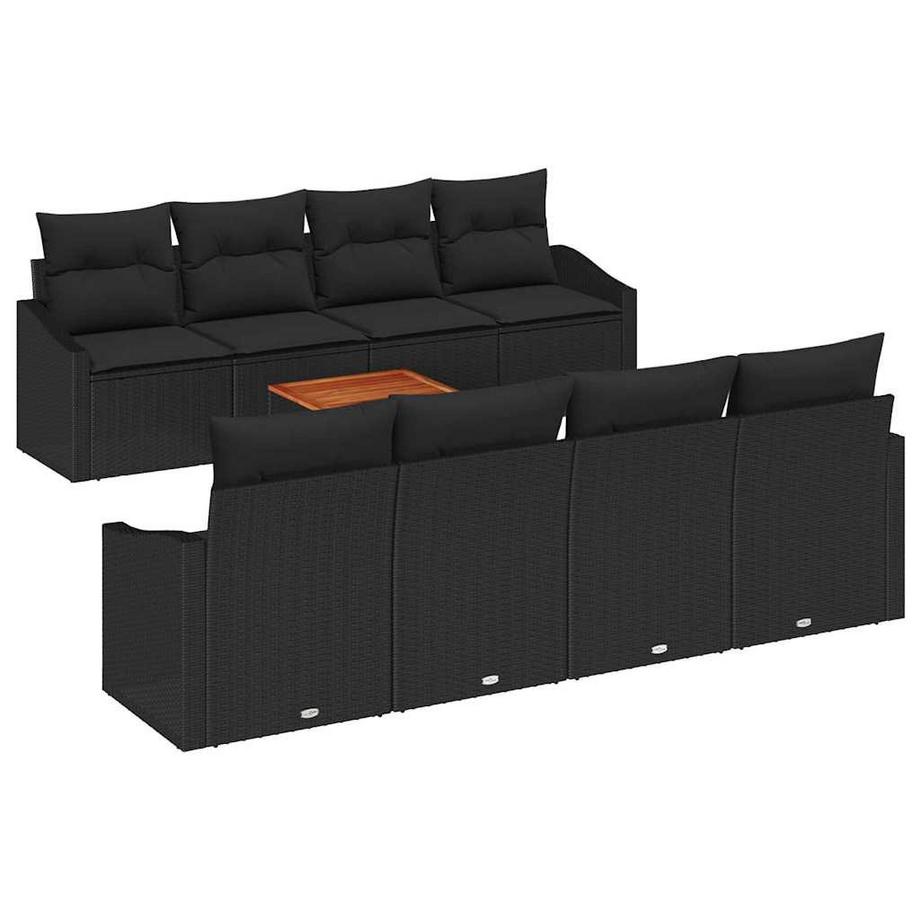 Set Divano da Giardino Polyrattan