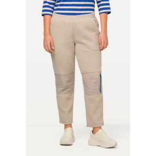 Ulla Popken Teddyhose Elastikbund Knieflicken  