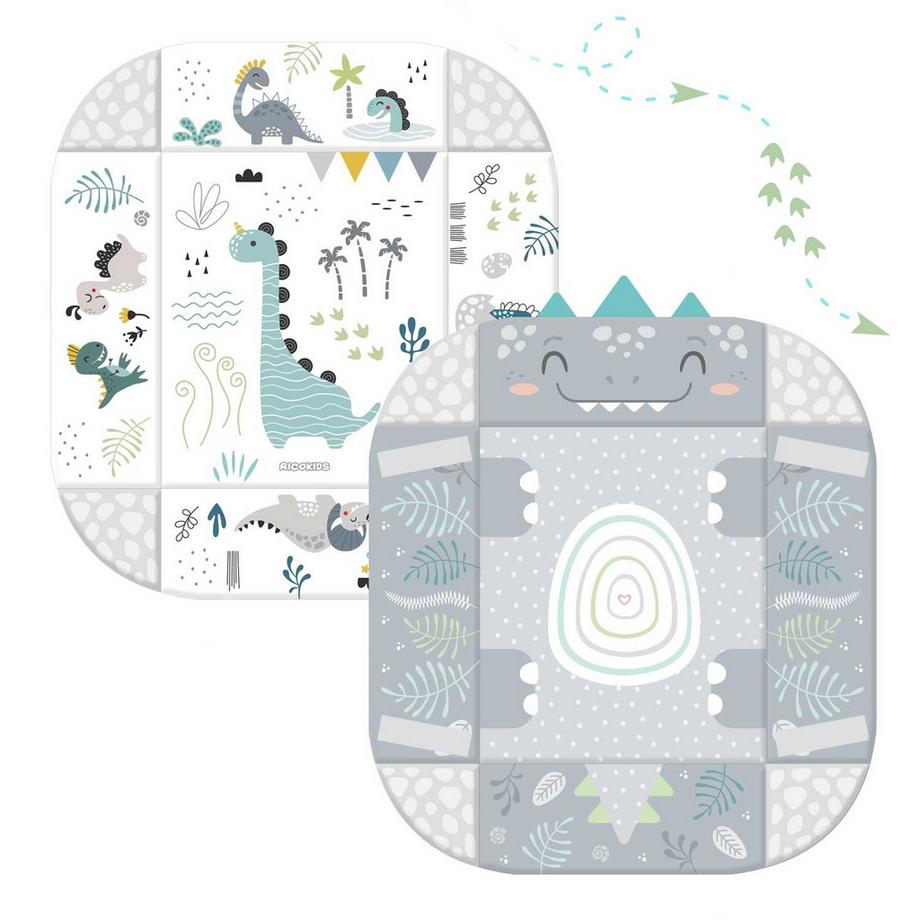 B2X Interaktive und lehrreiche Spielmatte 110 x 100 cm Nessi Ricokids  