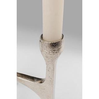 KARE Design Kerzenständer Stacky silber 15  