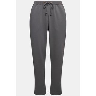 Ulla Popken  Pantalon en molleton. Intérieur doux et confortable. Taille élastique 