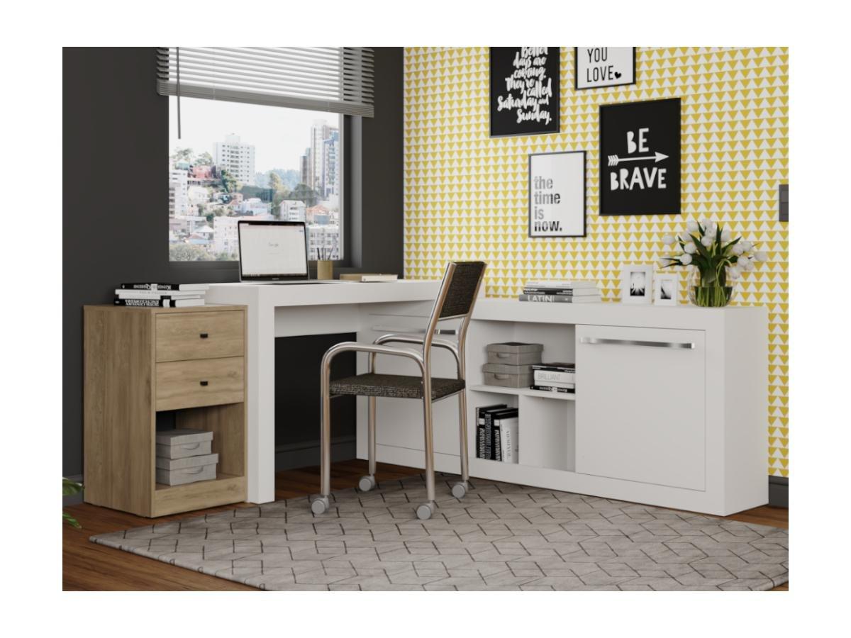 Vente-unique Bureau d'angle EVAN  