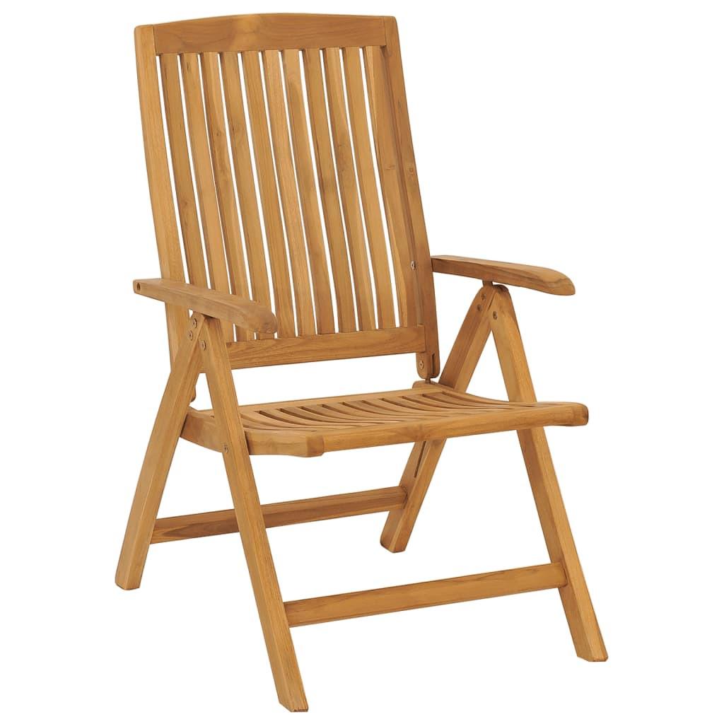 VidaXL Chaise de jardin inclinable bois  