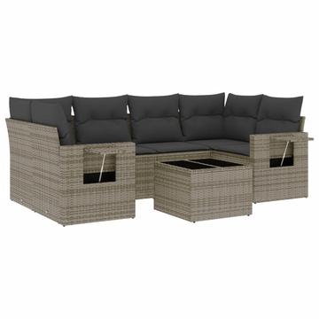 Garten sofagarnitur poly-rattan