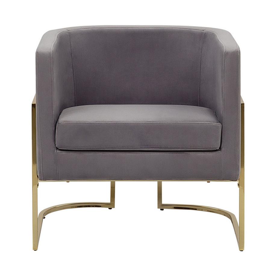 Beliani Fauteuil en Velours Moderne SIRKKA  