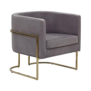 Fauteuil en Velours Moderne SIRKKA