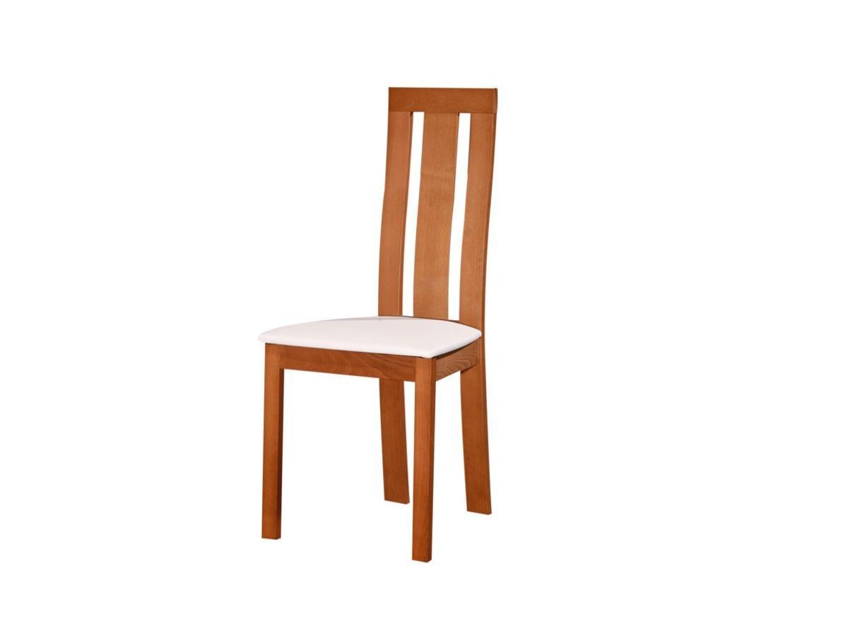 Vente-unique Lot de 4 chaises DOMINGO Hêtre massif chêne  