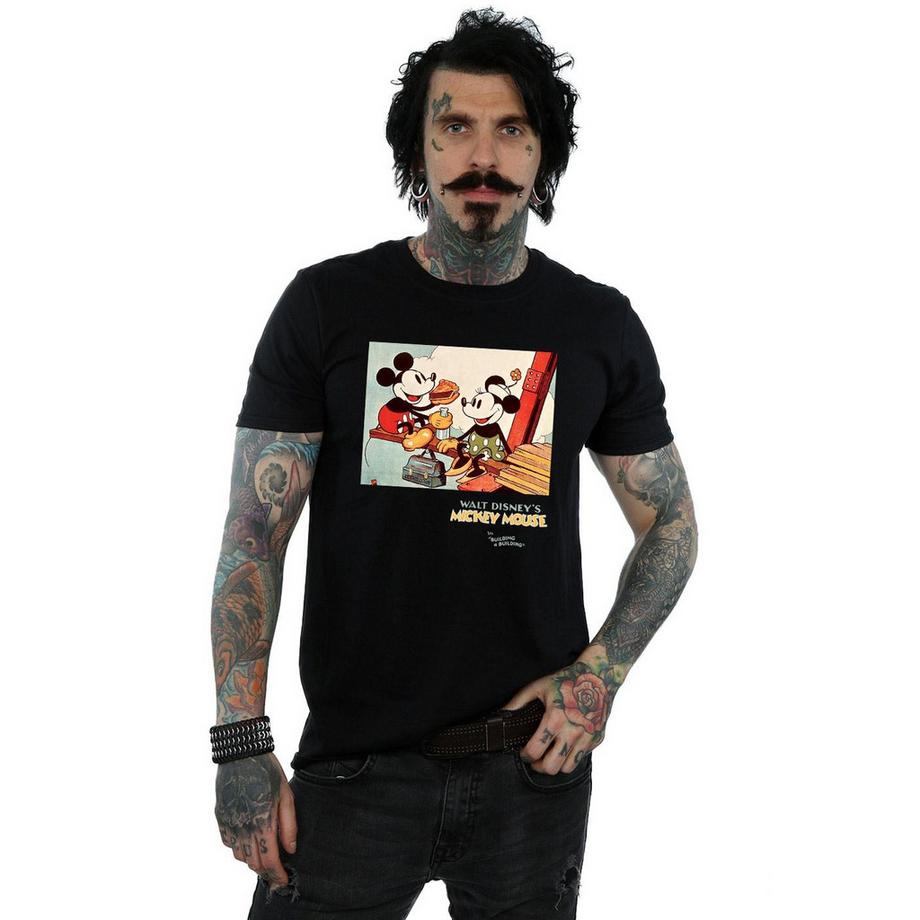 Disney Mickey Mouse Building A Building T-Shirt  