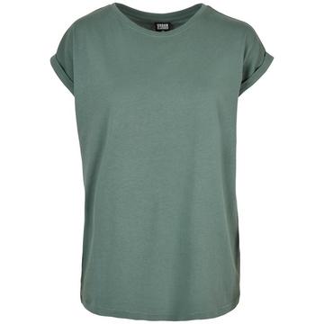 damen-t-shirt extended shoulder tee