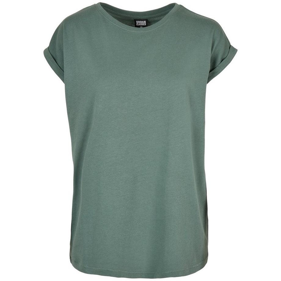 damen-t-shirt extended shoulder tee
